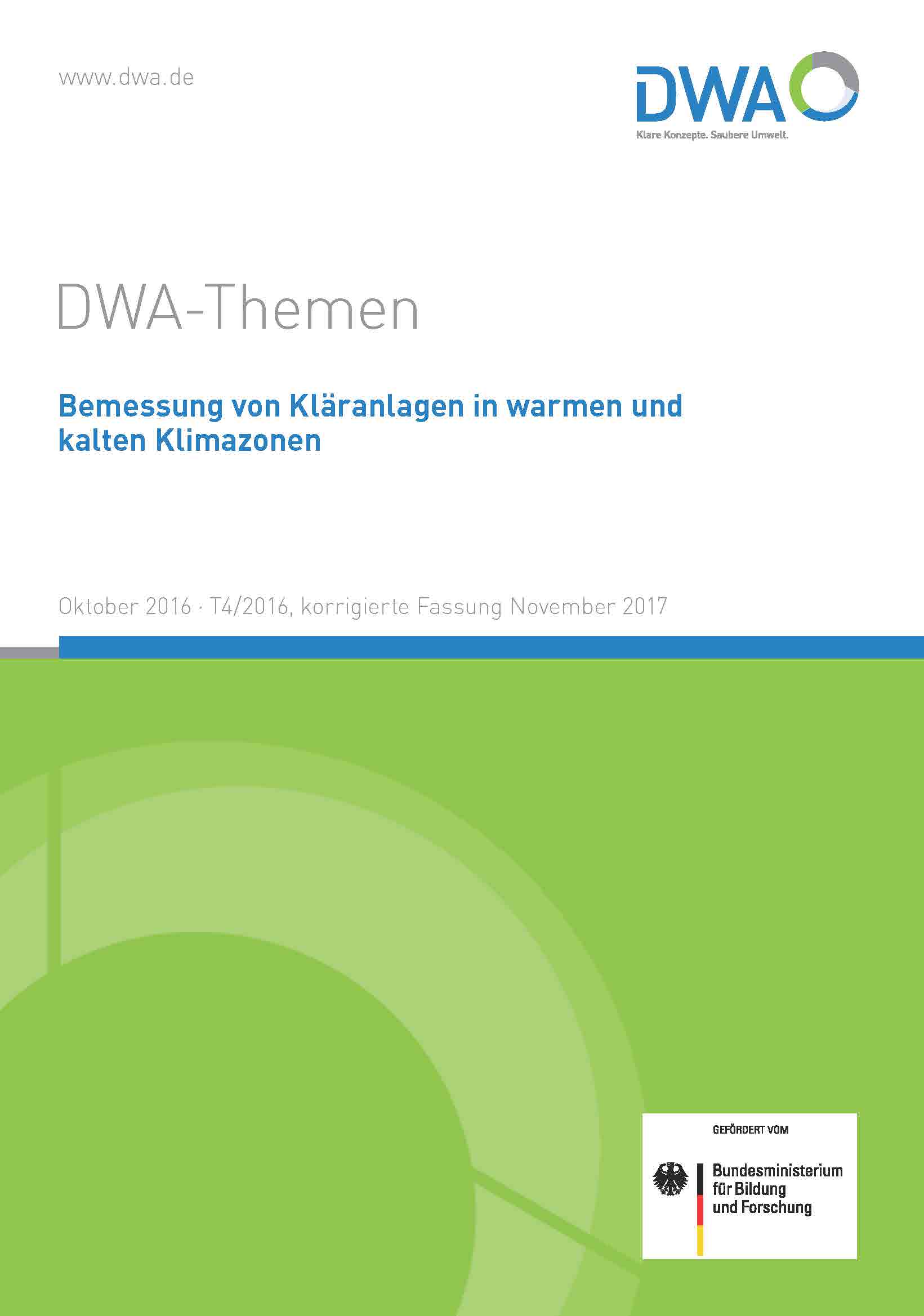 Titelblatt DWA Themen T4/2016