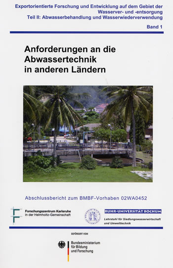 Titelseite Anforderderungen an die Abwassertechnik in anderen Ländern